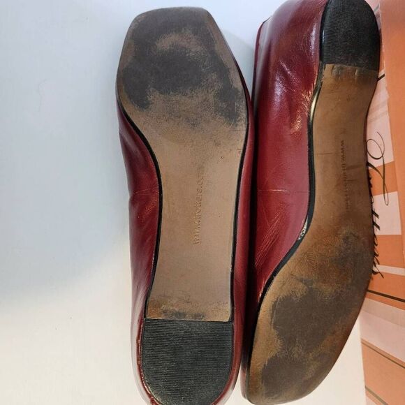 Trotters Nora dark red leather slip on flats. Size 9.5 N. - Picture 6 of 7